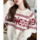 3G ロゴチャイナ柄Wジャガードニットプルオーバー | moment+ | 詳細画像43