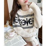 3G ロゴチャイナ柄Wジャガードニットプルオーバー | moment+ | 詳細画像5