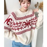 3G ロゴチャイナ柄Wジャガードニットプルオーバー | moment+ | 詳細画像50