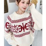 3G ロゴチャイナ柄Wジャガードニットプルオーバー | moment+ | 詳細画像55