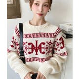 3G ロゴチャイナ柄Wジャガードニットプルオーバー | moment+ | 詳細画像56