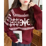 3G ロゴチャイナ柄Wジャガードニットプルオーバー | moment+ | 詳細画像64