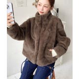 スタンドカラーファーブルゾン | moment+ | 詳細画像14 