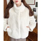 スタンドカラーファーブルゾン | moment+ | 詳細画像2 