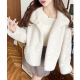 スタンドカラーファーブルゾン | moment+ | 詳細画像4 