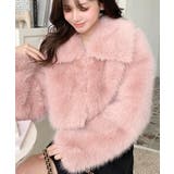 ショート丈ビッグカラーフェイクファーブルゾン | moment+ | 詳細画像22 