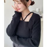 ホルターボレロ風ニットプルオーバー | moment+ | 詳細画像16