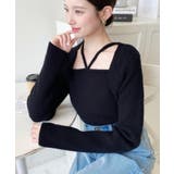 ホルターボレロ風ニットプルオーバー | moment+ | 詳細画像18