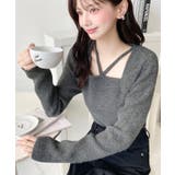 ホルターボレロ風ニットプルオーバー | moment+ | 詳細画像23