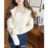 ホルターボレロ風ニットプルオーバー | moment+ | 詳細画像3