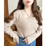 ホルターボレロ風ニットプルオーバー | moment+ | 詳細画像32