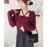 ホルターボレロ風ニットプルオーバー | moment+ | 詳細画像46