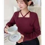 ホルターボレロ風ニットプルオーバー | moment+ | 詳細画像49