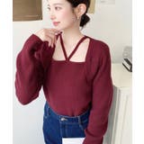 ホルターボレロ風ニットプルオーバー | moment+ | 詳細画像50