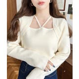 ホルターボレロ風ニットプルオーバー | moment+ | 詳細画像6