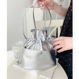 フェイクレザー巾着バッグ | moment+ | 詳細画像22 