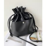 フェイクレザー巾着バッグ | moment+ | 詳細画像34 