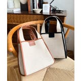 キャンバス ポーチ付き 2WAYスクエアトートバッグ | moment+ | 詳細画像18 