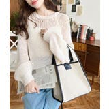 キャンバス ポーチ付き 2WAYスクエアトートバッグ | moment+ | 詳細画像22 