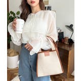 キャンバス ポーチ付き 2WAYスクエアトートバッグ | moment+ | 詳細画像6 