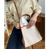 キャンバス ポーチ付き 2WAYスクエアトートバッグ | moment+ | 詳細画像9 