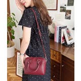 フェイクレザー ミニボストンショルダーバッグ | moment+ | 詳細画像11 