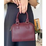 フェイクレザー ミニボストンショルダーバッグ | moment+ | 詳細画像16 