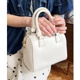 フェイクレザー ミニボストンショルダーバッグ | moment+ | 詳細画像2 