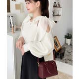 フェイクレザー ミニボストンショルダーバッグ | moment+ | 詳細画像21 