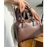 フェイクレザー ミニボストンショルダーバッグ | moment+ | 詳細画像24 