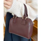 フェイクレザー ミニボストンショルダーバッグ | moment+ | 詳細画像30 