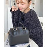 フェイクレザー ミニボストンショルダーバッグ | moment+ | 詳細画像46 