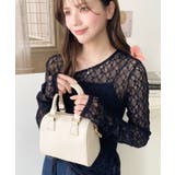 フェイクレザー ミニボストンショルダーバッグ | moment+ | 詳細画像5 