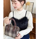 フェイクレザー ミニボストンショルダーバッグ | moment+ | 詳細画像56 