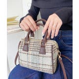 フェイクレザー ミニボストンショルダーバッグ | moment+ | 詳細画像72 