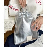 フェイクレザー2WAY巾着ショルダーバッグ | moment+ | 詳細画像17 