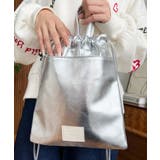 フェイクレザー2WAY巾着ショルダーバッグ | moment+ | 詳細画像3 