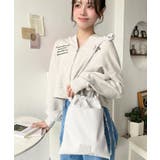 フェイクレザー2WAY巾着ショルダーバッグ | moment+ | 詳細画像30 