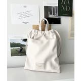 フェイクレザー2WAY巾着ショルダーバッグ | moment+ | 詳細画像33 