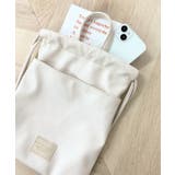 フェイクレザー2WAY巾着ショルダーバッグ | moment+ | 詳細画像34 