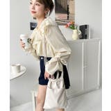 フェイクレザー2WAY巾着ショルダーバッグ | moment+ | 詳細画像37 