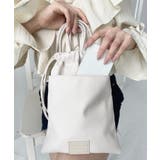 フェイクレザー2WAY巾着ショルダーバッグ | moment+ | 詳細画像39 