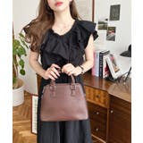 ショルダーステッチボストンハンドバッグ | moment+ | 詳細画像14 