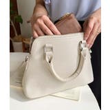 ショルダーステッチボストンハンドバッグ | moment+ | 詳細画像2 