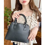 ショルダーステッチボストンハンドバッグ | moment+ | 詳細画像20 