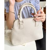 ショルダーステッチボストンハンドバッグ | moment+ | 詳細画像3 