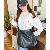 ワイドベルトフェイクレザーショルダーバッグ | moment+ | 詳細画像25 