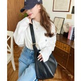 ワイドベルトフェイクレザーショルダーバッグ | moment+ | 詳細画像26 