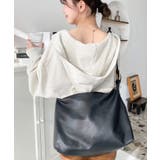 ワイドベルトフェイクレザーショルダーバッグ | moment+ | 詳細画像30 