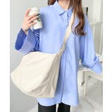 ワイドベルトフェイクレザーショルダーバッグ | moment+ | 詳細画像4 